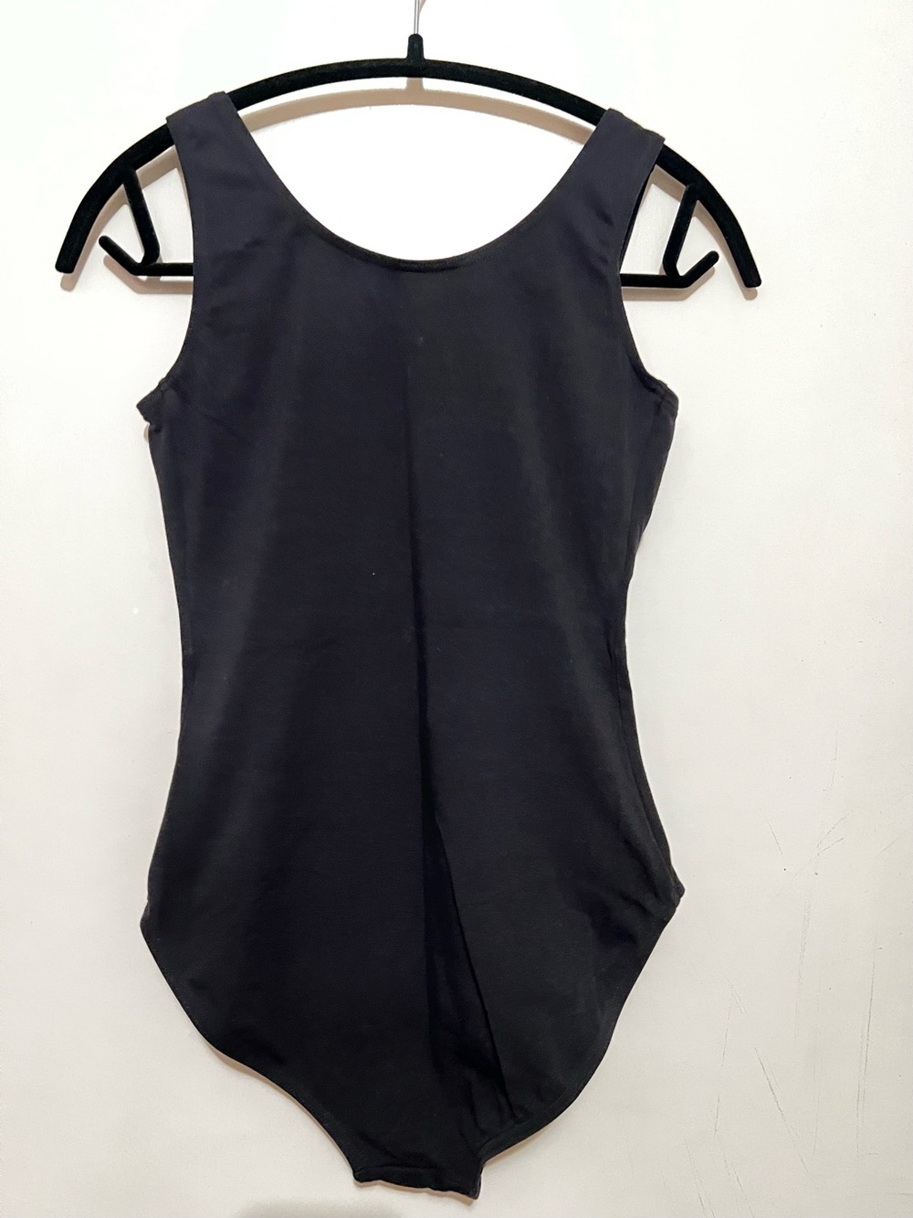 Bloch Black Scoop Neck Tank One-Piece Bodysuit